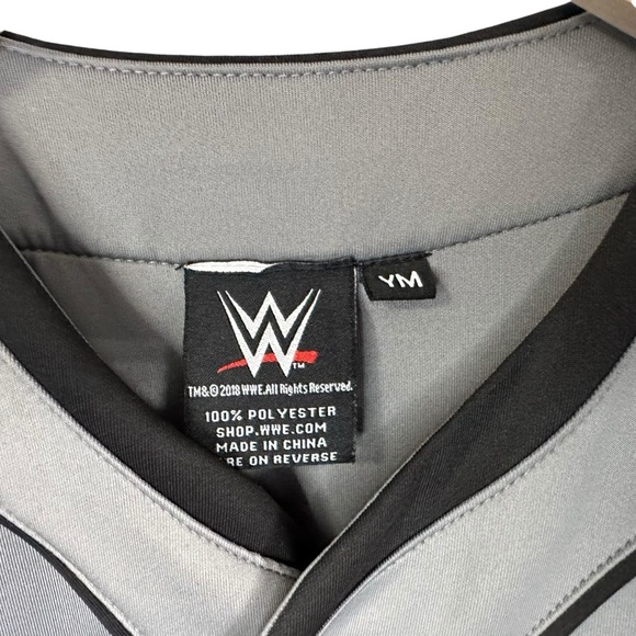 WWE Authentic Wrestlemania 34 Youth New Orleans Baseball Jersey Sz Medium - Picture 6 of 9